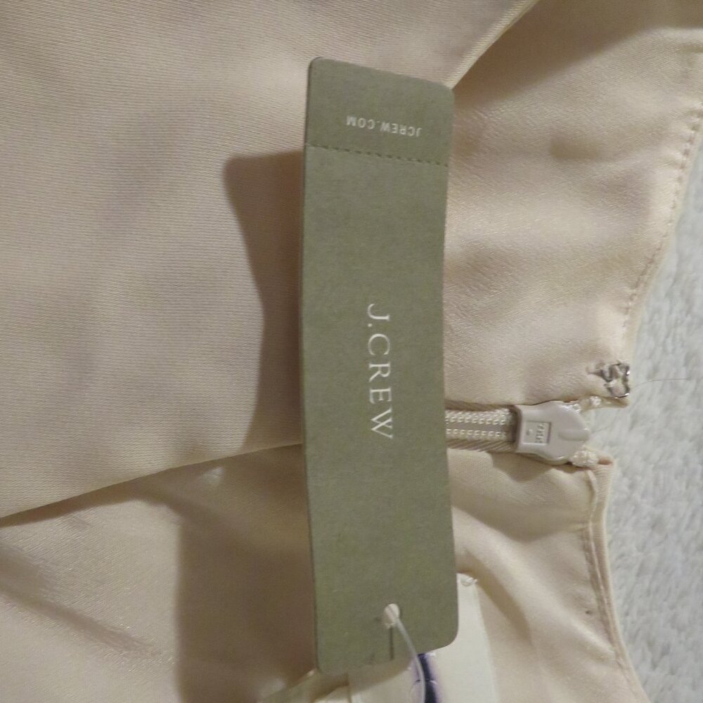 J Crew Cream Dress  Size 00 - Picture 7 of 10
